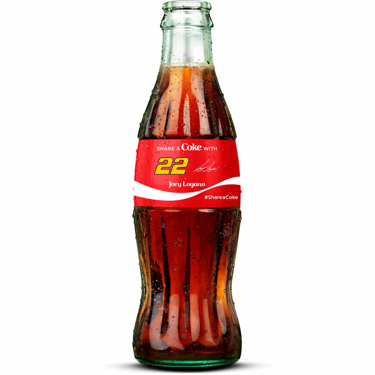 Joey Logano NASCAR Championship Coca-Cola Bottle | Coca-Cola Store Great Value