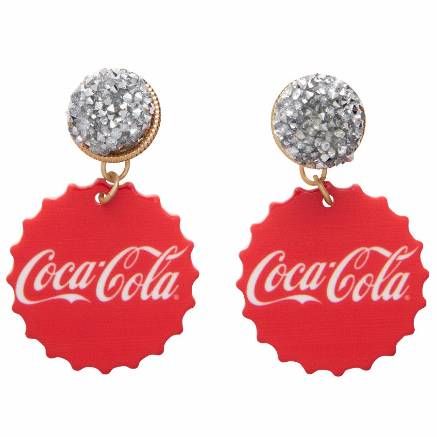 Coca-Cola Bottlecap Earrings | Coca-Cola Store Discount