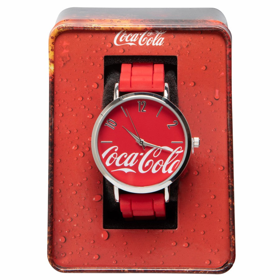 Coca-Cola Red Script Watch | Coca-Cola Store Sale