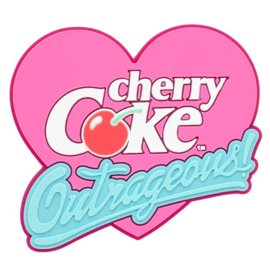 Cherry Coke Heart Silicone Magnet | Coca-Cola Store Signature