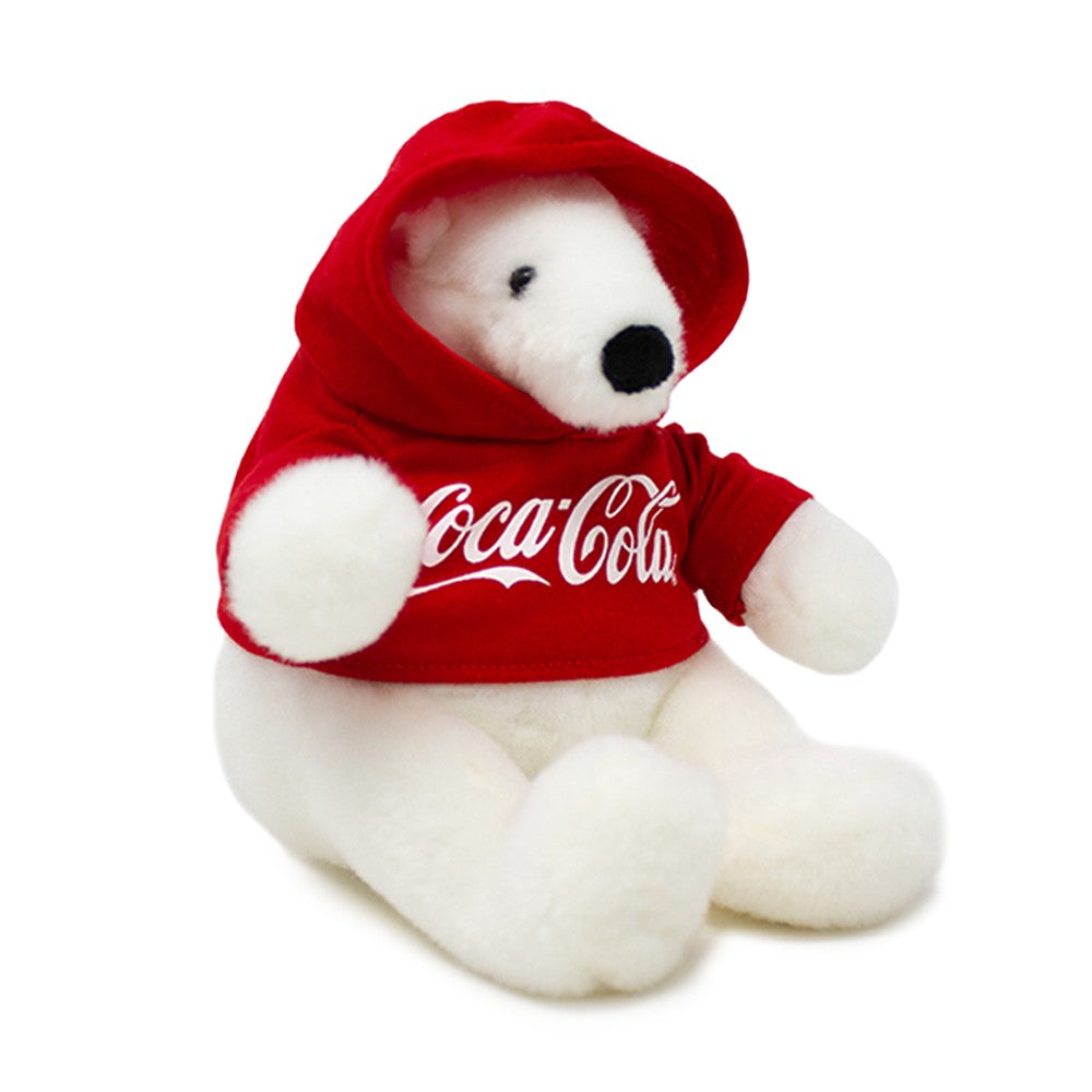 Coca-Cola Polar Bear Plush W/Hoodie 6" | Coca-Cola Store Customer Favorite