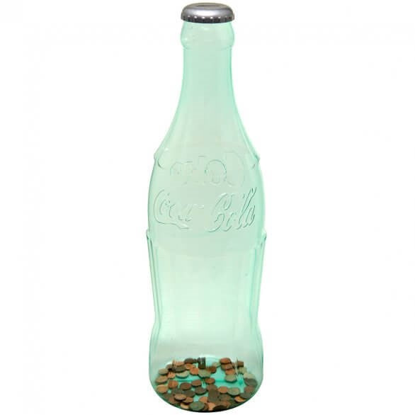 Coca-Cola Large Green Bottle Coin Bank 20" | Coca-Cola Store Best Price