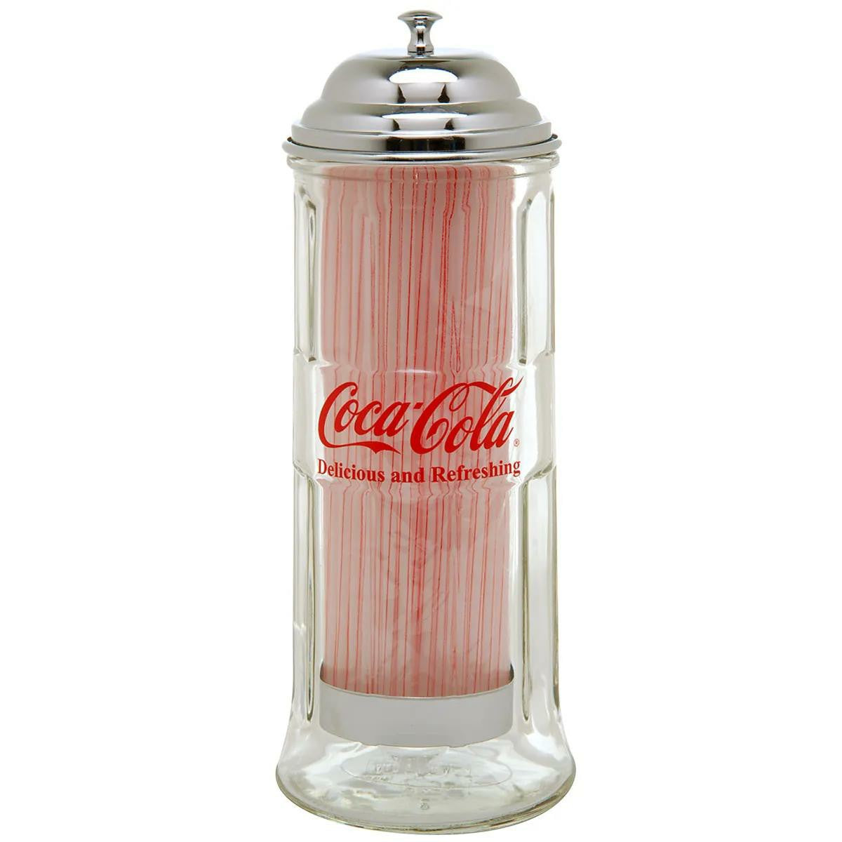 Coca-Cola Glass Straw Dispenser | Home & Entertaining | Coca-Cola Store Trusted