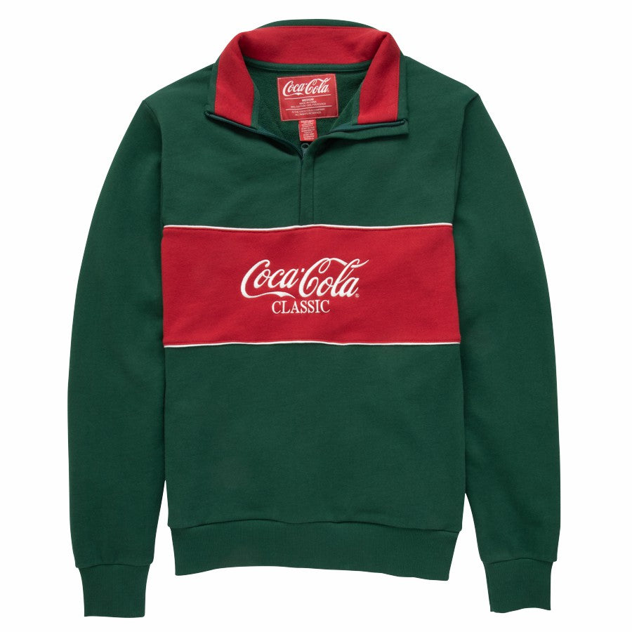 Coca-Cola Crafted Sport 1/4 Zip Unisex Fleece | Coca-Cola Store Quality