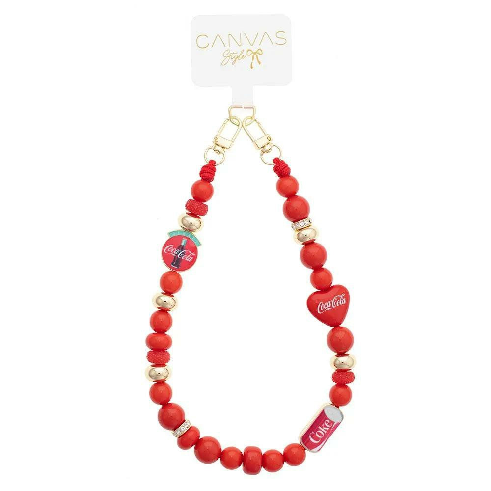 Coca-Cola Beaded Wristlet | Coca-Cola Store Great Value