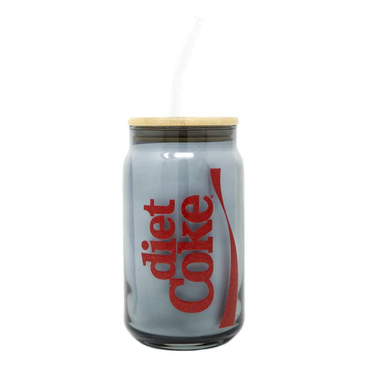 Diet Coke Glitter Glass Tumbler | Coca-Cola Store New