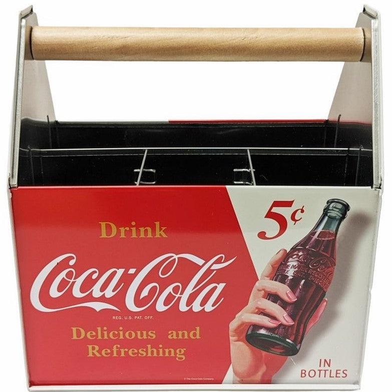 Coca-Cola Galvanized Tin Utensil Caddy | Coca-Cola Store Special Offer