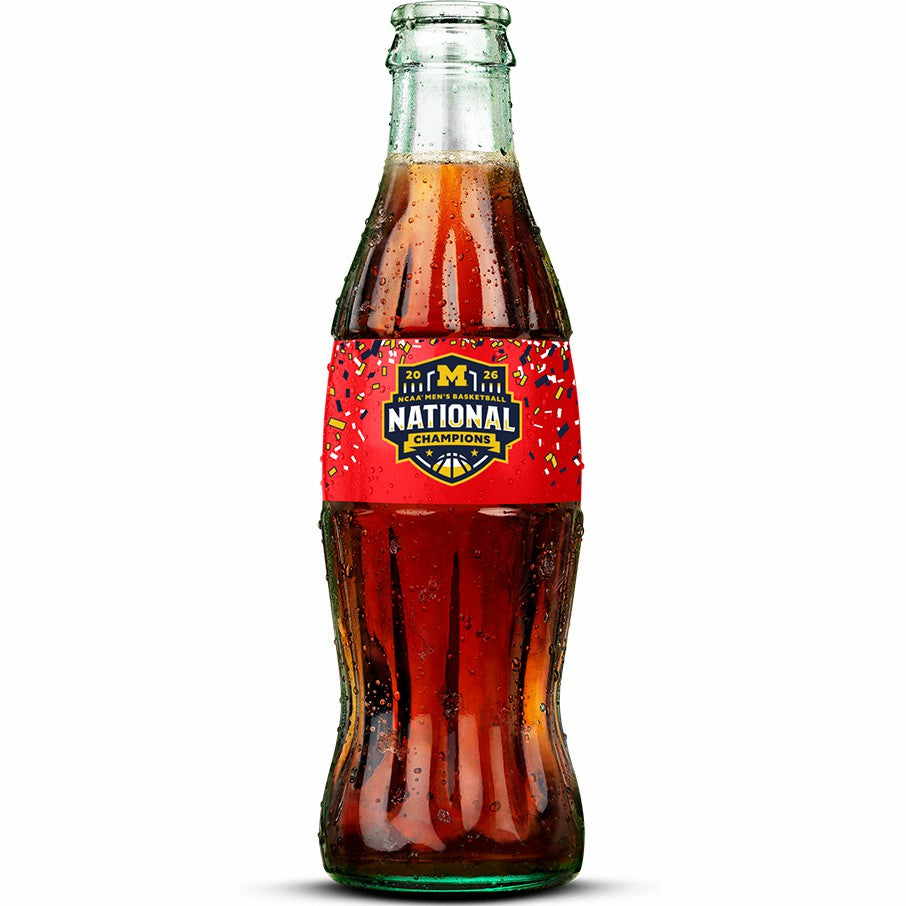 Michigan Men’s Basketball Champions Collectible Bottle | Coca-Cola Store Value