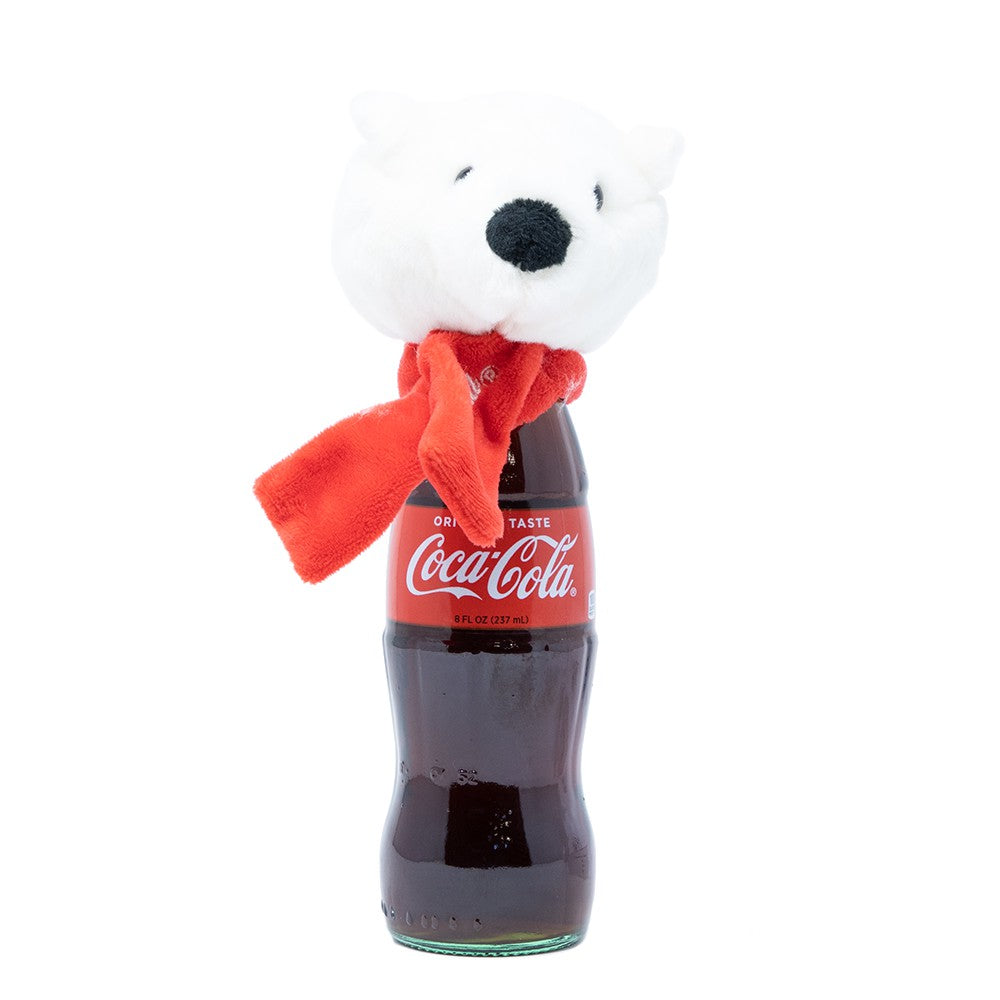 Coca-Cola Polar Bear Plush Bottle Topper | Coca-Cola Store Smart Buy
