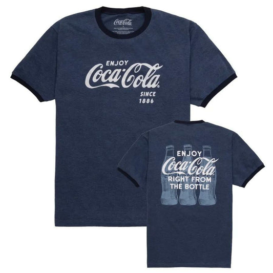 Coca-Cola Unisex Triple Bottle Ringer Tee | Coca-Cola Store Quality