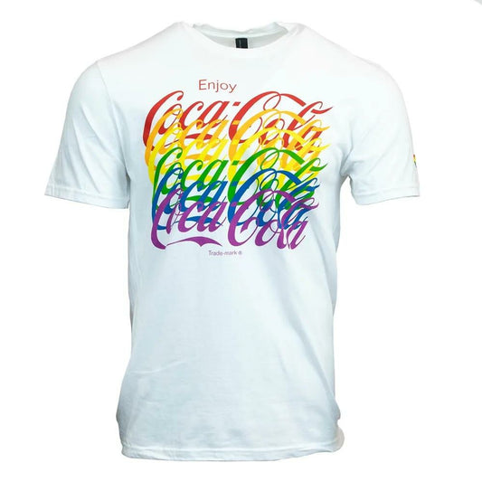 Coca-Cola Pride Multi Script Unisex Tee | Coca-Cola Store Smart Buy
