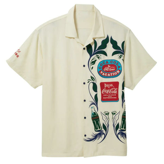 Coca‑Cola Vacation Woven Unisex Shirt | Coca-Cola Store Hot Sale