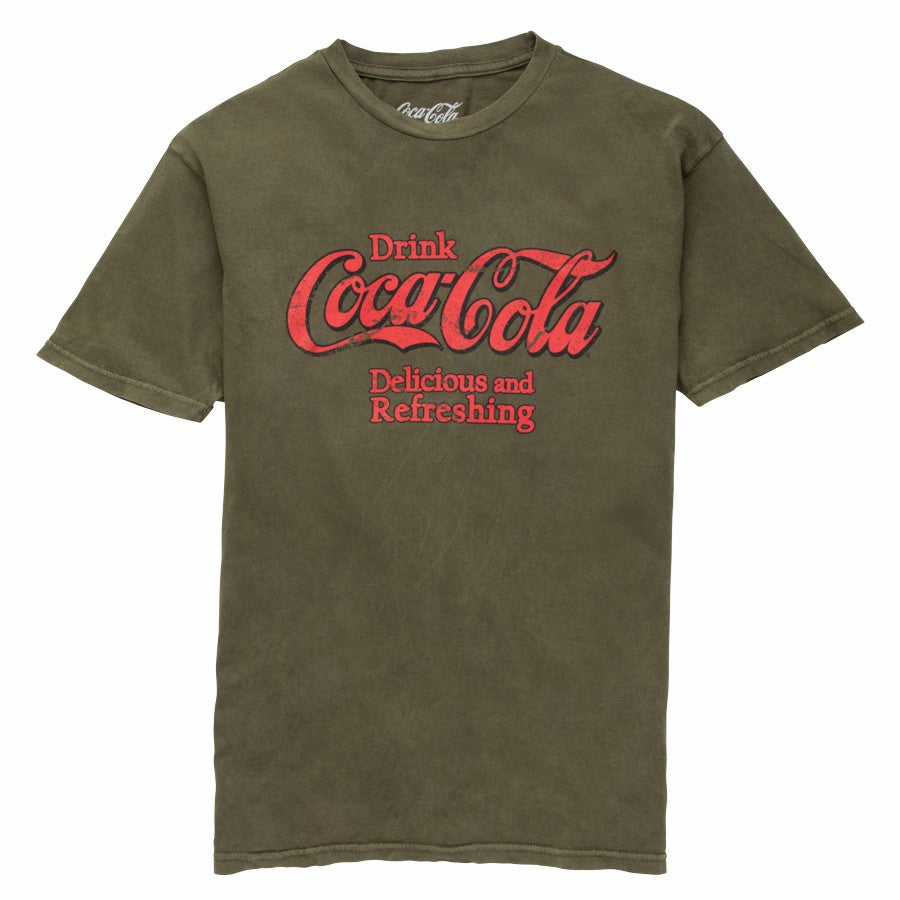 Coca-Cola D&R Vintage Olive Unisex Tee | Coca-Cola Store Popular