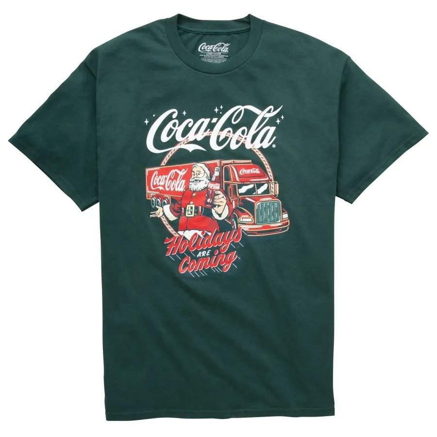 Coca-Cola Semi Truck With Santa  Unisex Tee | Coca-Cola Store Classic