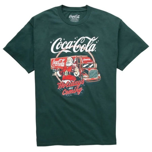 Coca-Cola Semi Truck With Santa  Unisex Tee | Coca-Cola Store Classic