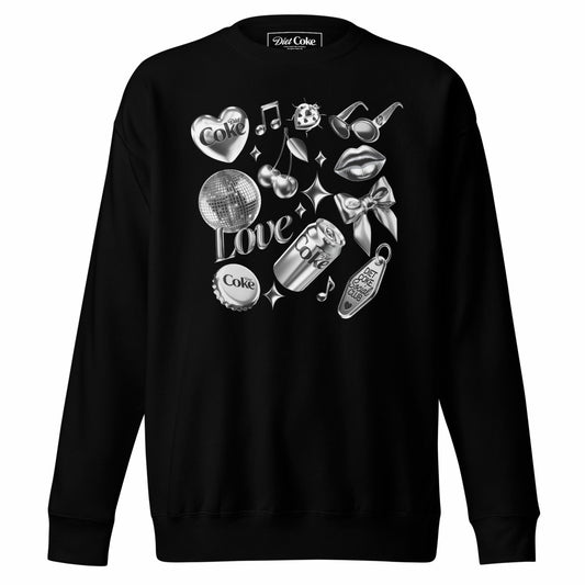 Diet Coke Chrome Sweatshirt | Coca-Cola Store New
