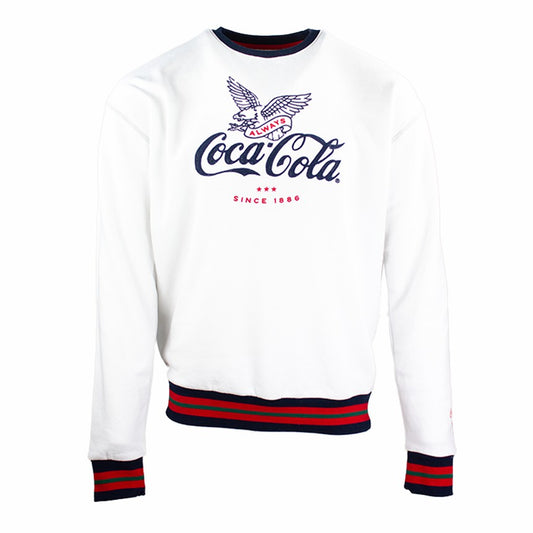 Coca-Cola Legend Men's Ringer Crew Fleece | Coca-Cola Store New