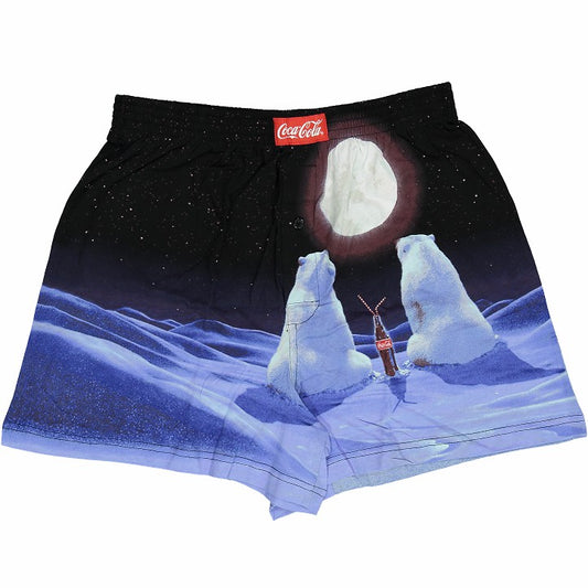 Polar Bear Moon Gazing Boxer Shorts | Coca-Cola Store Premium