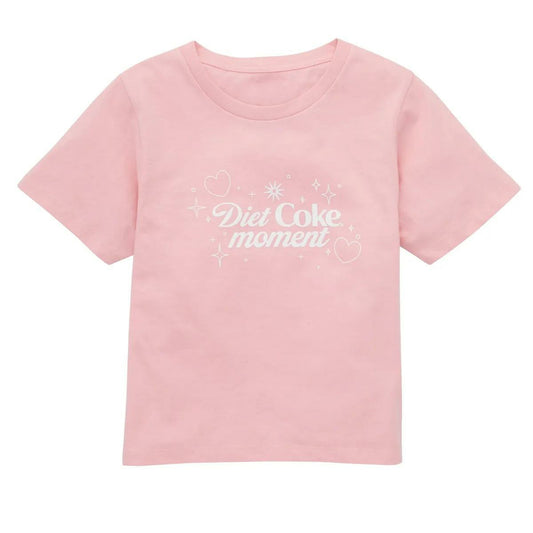 Diet Coke Moment Junior's Pink Tee | Coca-Cola Store Quality