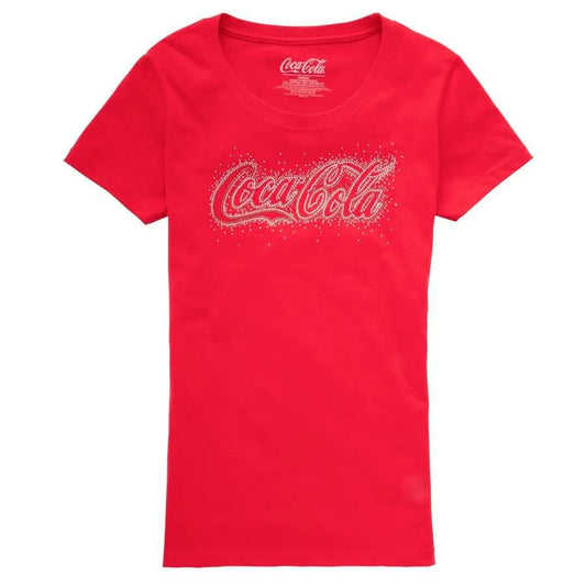 Coca-Cola Tonal Script Women's Red Tee | Coca-Cola Store Smart Buy