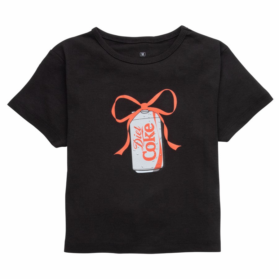 Diet Coke Junior Women's Crop Tee | Coca-Cola Store Hot Sale
