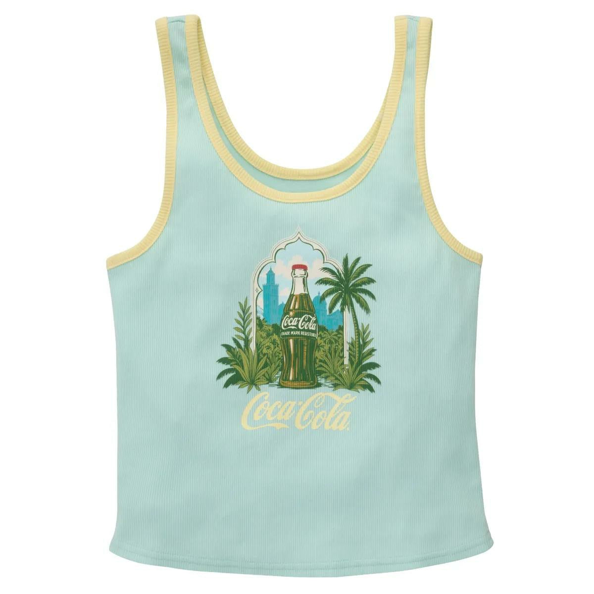 Coca‑Cola Resort Bottle Turquoise Women's Tank Top | Coca-Cola Store Value
