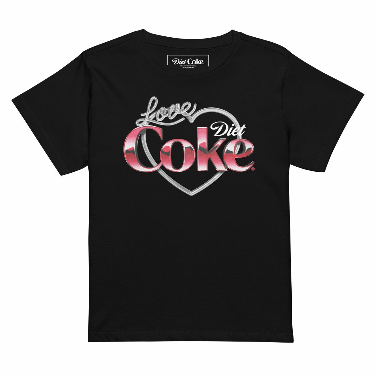 Diet Coke Love High Waisted Tee | Coca-Cola Store Deals