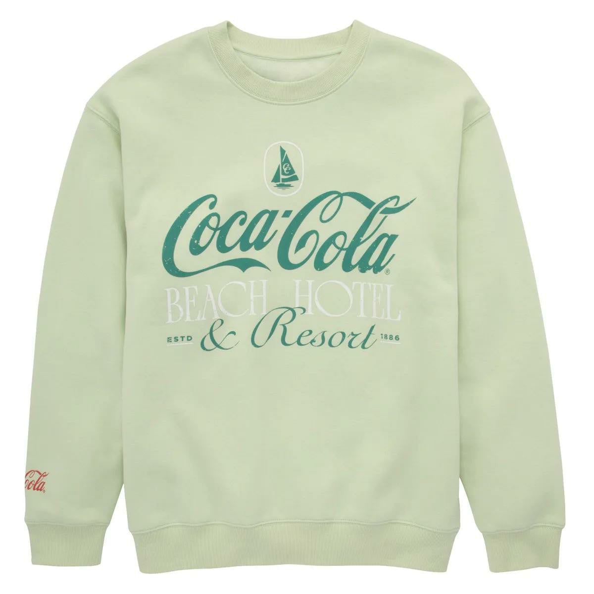 Coca-Cola Resort Green Women's Crewneck | Coca-Cola Store Hot Sale