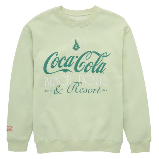 Coca-Cola Resort Green Women's Crewneck | Coca-Cola Store Hot Sale