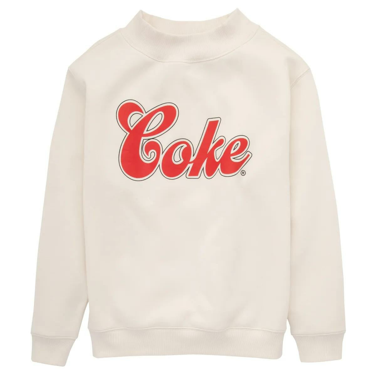 Coca-Cola Red Coke Script Women's Crewneck | Coca-Cola Store Classic