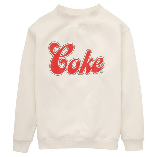 Coca-Cola Red Coke Script Women's Crewneck | Coca-Cola Store Classic