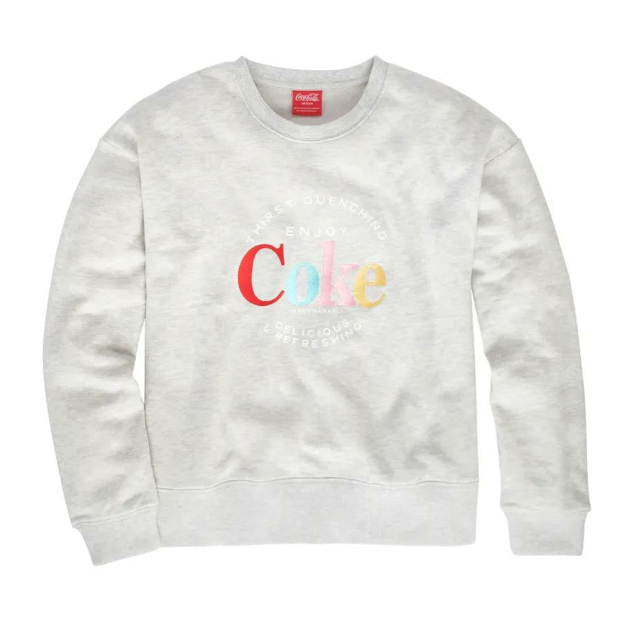 Coke Women's Chromatic Crew Fleece | Coca-Cola Store Featured