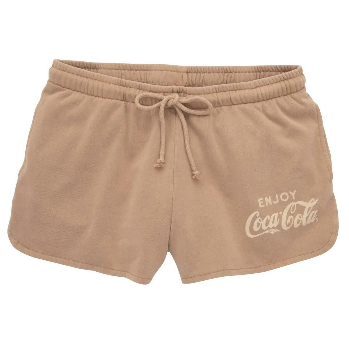Coca-Cola Enjoy Coca-Cola Tan Shorts | Coca-Cola Store Top Pick
