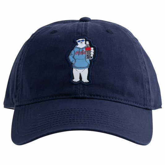 Coca-Cola Polar Bear w/Hoodie Baseball Cap | Coca-Cola Store Classic