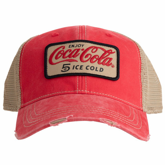 Coca-Cola 5 Cent Ice Cold Patch Baseball Cap | Coca-Cola Store New