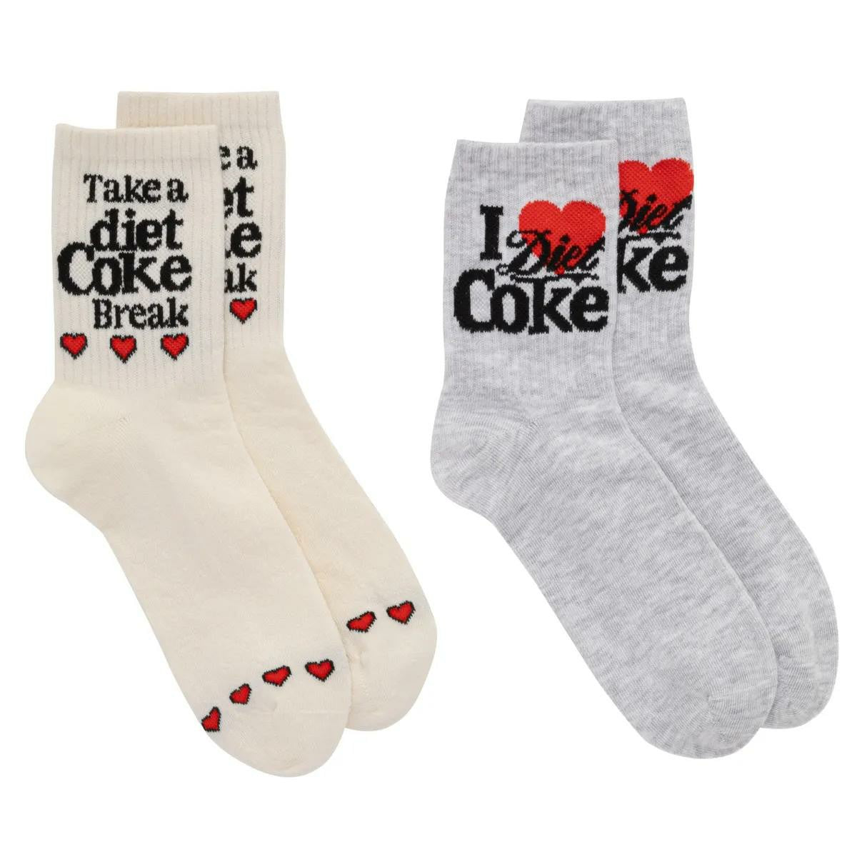 Diet Coke Socks 2 pack set | Coca-Cola Store Exclusive
