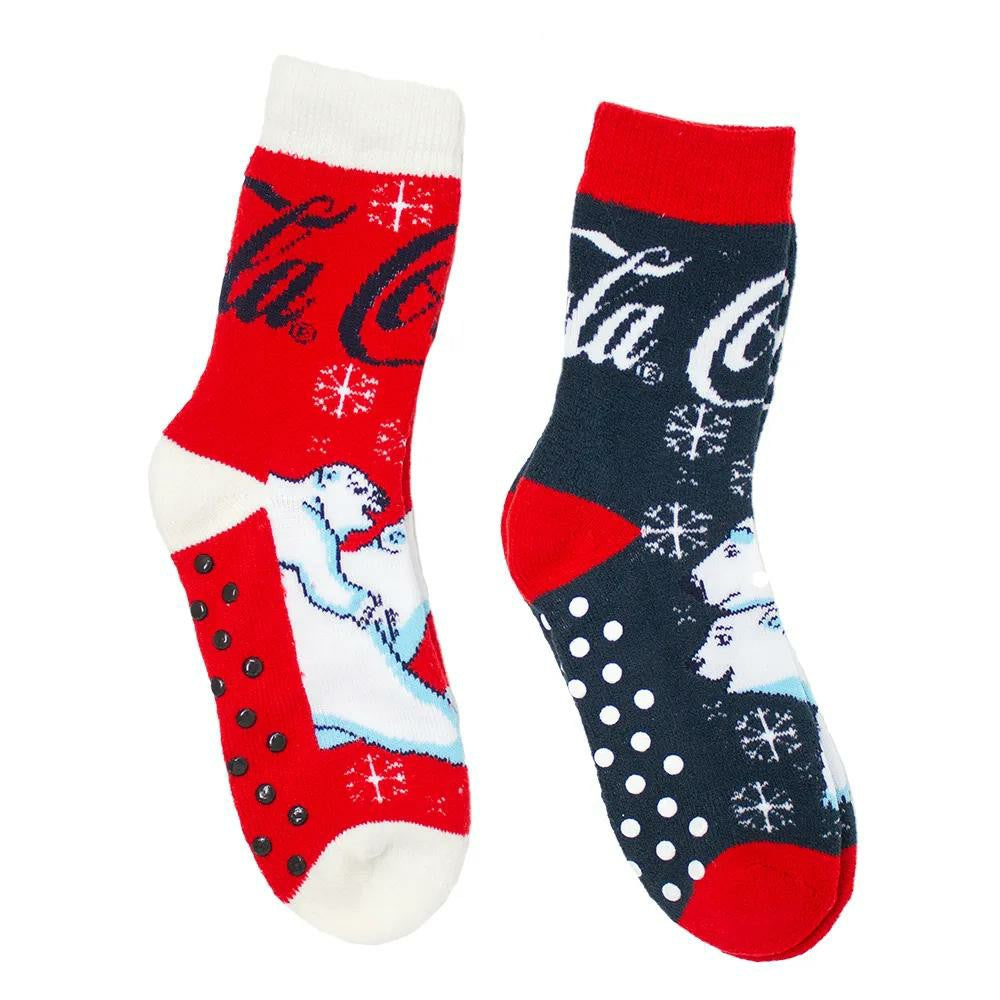 Coca-Cola Polar Bear Women's  Slipper Socks- 2PK | Coca-Cola Store Latest