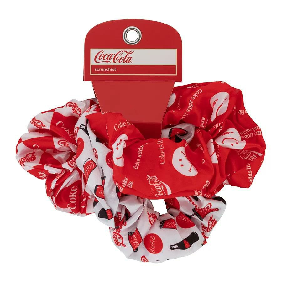 Coca-Cola Red White Scrunchie 3pk | Coca-Cola Store Everyday