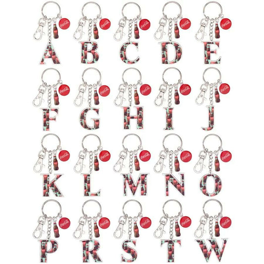 Coca-Cola Initial Icons Keychain | Coca-Cola Store Hot Sale