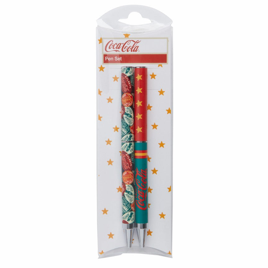 Coca-Cola Patches/Stars Pen Set - 2PK | Coca-Cola Store Great Value