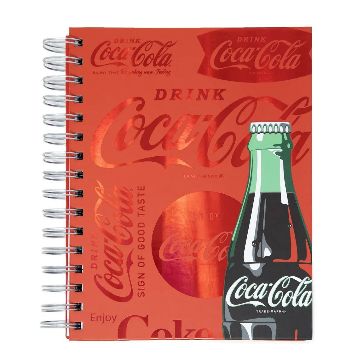 Coca-Cola Bottle Spiral Notebook | Coca-Cola Store Latest