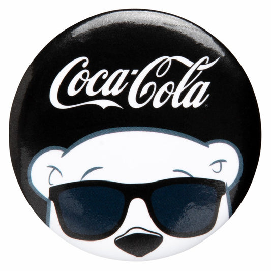 Coca-Cola Polar Bear Shades Button | Coca-Cola Store Signature