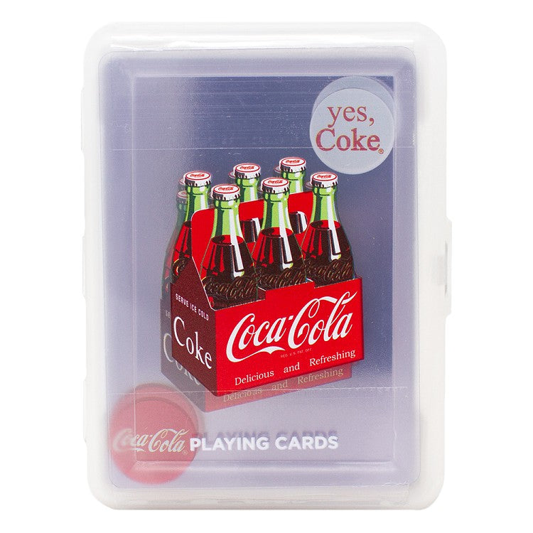 Coca-Cola 6pack Clear Playing Cards | Coca-Cola Store Smart Buy