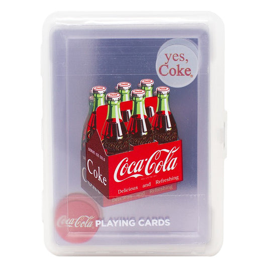 Coca-Cola 6pack Clear Playing Cards | Coca-Cola Store Smart Buy