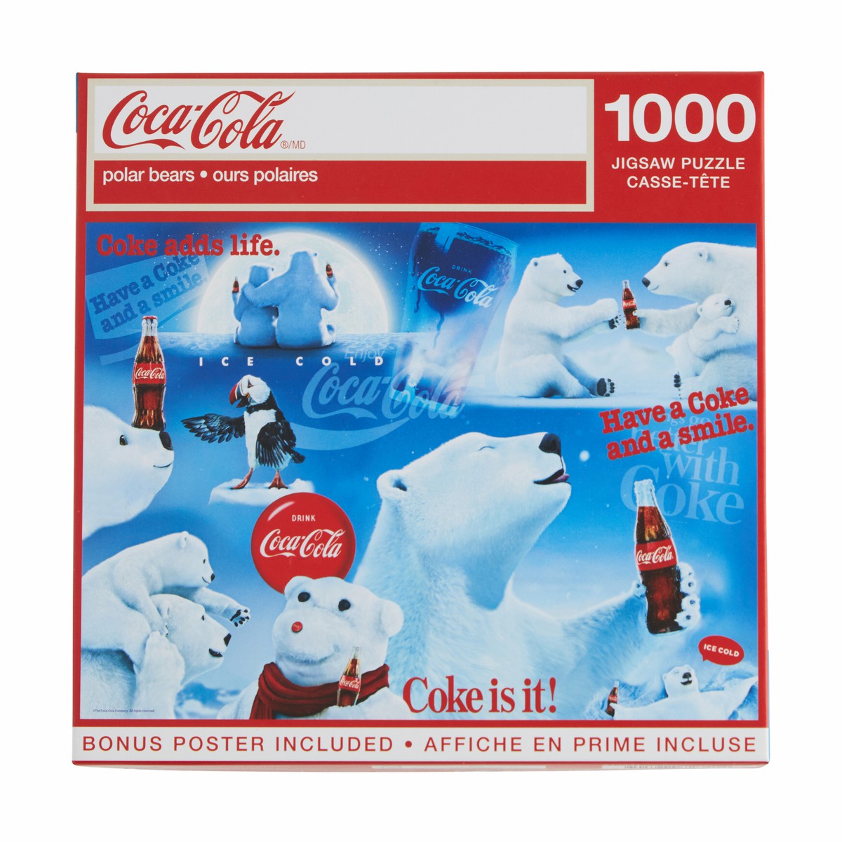 Coca-Cola Polar Bear Collage Puzzle | Coca-Cola Store Trusted