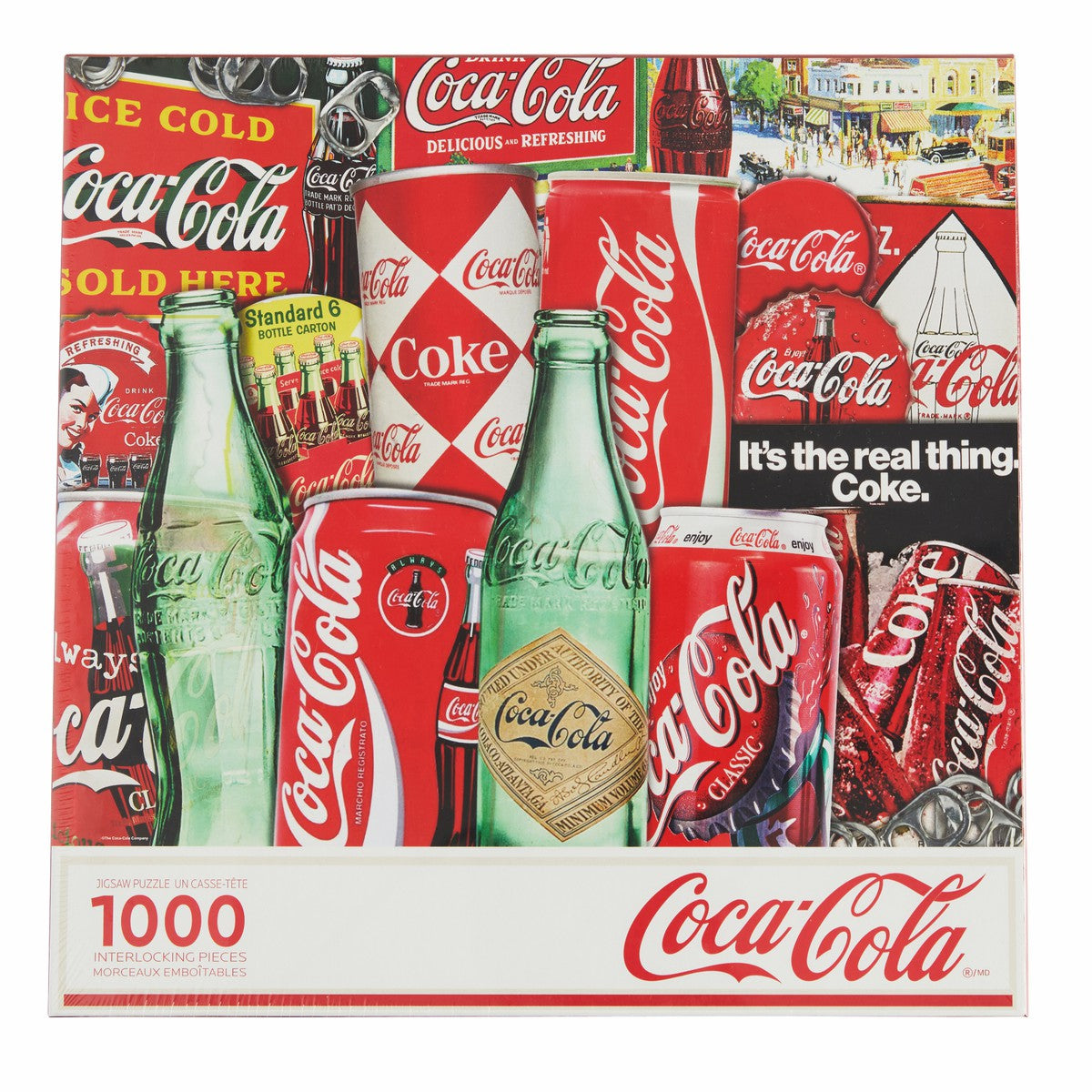 Coca-Cola Then and Now Puzzle 1000pc | Coca-Cola Store Exclusive
