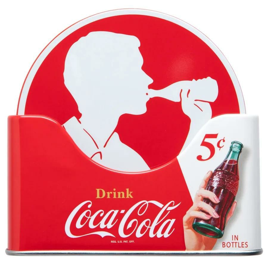 Coca-Cola Galvanized Tin Coaster Set | Coca-Cola Store Exclusive
