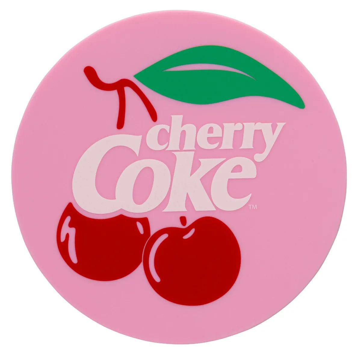 Cherry Coke Pink Coaster | Coca-Cola Store Popular