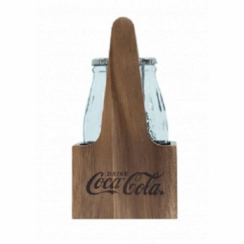 Coca-Cola Mini Bottles S/P Set Wood Rack | Coca-Cola Store Trusted