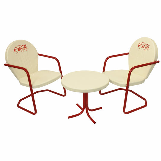 Coca-Cola Vanilla Tulip Bistro Set - 3PC | Coca-Cola Store Hot Sale